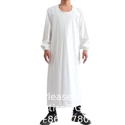 Waterproof And Oil-Proof Food-Grade TPU Long Sleeve Apron Thickened pvc waterproof oil resistant long sleeve apron