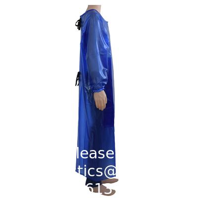 Eco-Friendly Waterproof Long Sleeve Protective Overalls Custom PVC/TPU Apron Eco-friendly Food Processing apron