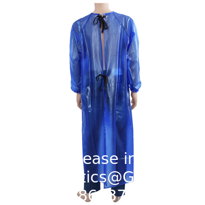Eco-Friendly Waterproof Long Sleeve Protective Overalls Custom PVC/TPU Apron Eco-friendly Food Processing apron