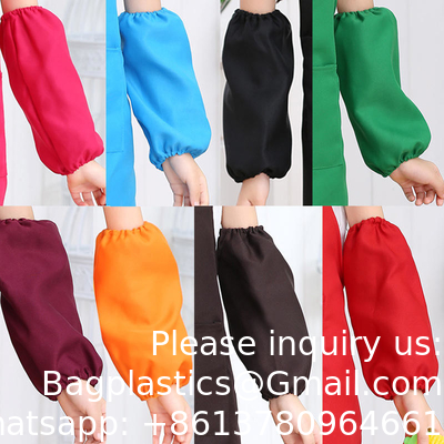 Factory Direct Polyester And Cotton Leisure Kitchen Oversleeve Arm Sleeves Covers, Oilproof Sleeves Protector