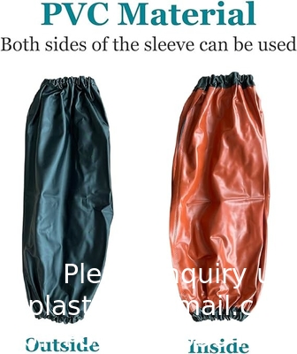 PVC Arm Sleeves Covers, Waterproof Oilproof Sleeves Protector, Protective Arm Oversleeves With Elastic Cuffs