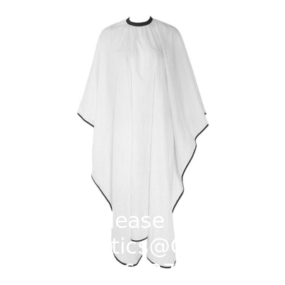 Barber Cape Large Size With Adjustable Snap Closure Waterproof Hair Cutting Salon Cape For Men, Women And Kids Black