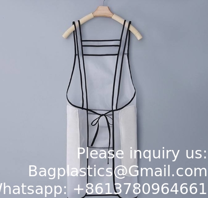 Biodegradable Custom LOGO High Quality Oil-Proof, Stain-Proof, Waterproof And Erasable Hand Household Kitchen Apron
