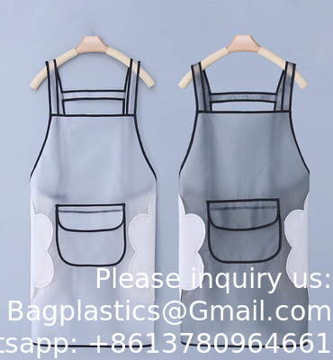 Biodegradable Custom LOGO High Quality Oil-Proof, Stain-Proof, Waterproof And Erasable Hand Household Kitchen Apron