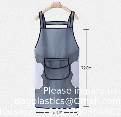 Biodegradable Custom LOGO High Quality Oil-Proof, Stain-Proof, Waterproof And Erasable Hand Household Kitchen Apron