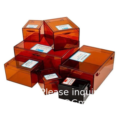 Acrylic Box Light-Proof Injection Box Medicine Packaging Box Powder Box First Aid Mannitol Light-Shielding box