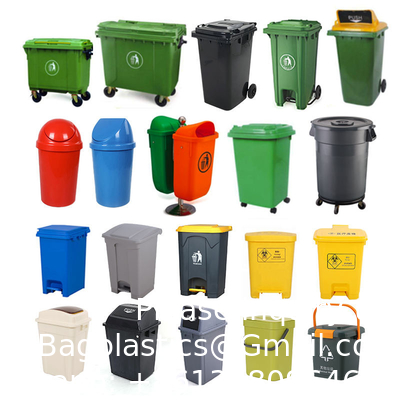 Dustbin Wheelie Trash Storage Bucket Recycle Waste Bins Dustbin Large Size Garbage Wheelie Bins Trash Can For Outdoor