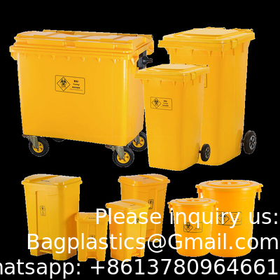 Dustbin Wheelie Trash Storage Bucket Recycle Waste Bins Dustbin Large Size Garbage Wheelie Bins Trash Can For Outdoor