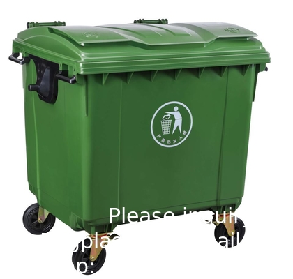 Dustbin Wheelie Trash Can 25L/70L/100L/120L/240L/360L/660L/1100L Plastic Foot Pedal Dustbin Trash Can Waste Bin