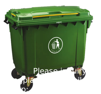 Dustbin Wheelie Trash Can 25L/70L/100L/120L/240L/360L/660L/1100L Plastic Foot Pedal Dustbin Trash Can Waste Bin