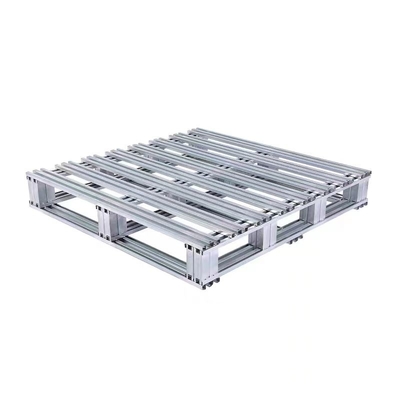 Galvanized Finished Steel Pallet, Uniform Floor Static Capacity 8000 Lb, Uniform Fork Dynamic Capacity 4000 Lb