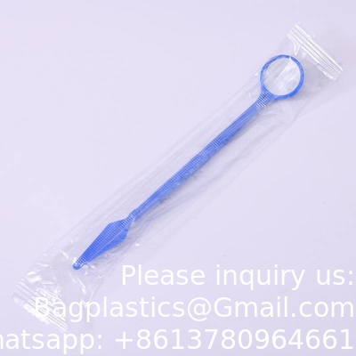 Disposable Mouth Mirror Orthodontic Medical Saliva Suction Dental Mouth Mirror With Handles