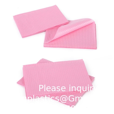 Colorful Quality Dental Bibs 3ply Waterproof Absorbent Patient Medical Comfortable Disposable Dental Bib
