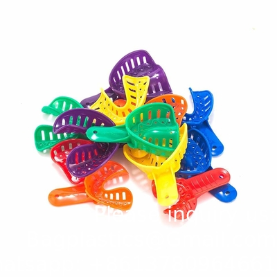 Implant Impression Tray Pedo Adult Abs Teeth Orthodontic Tray Dental Colorful Plastic Impression Trays
