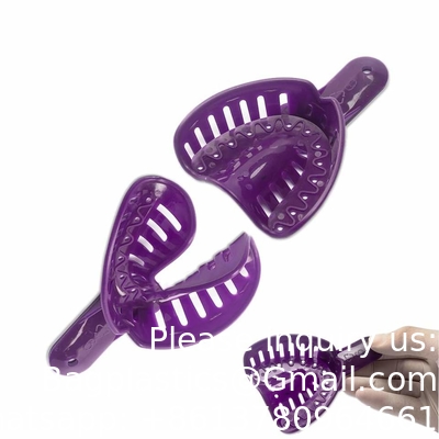 Implant Impression Tray Pedo Adult Abs Teeth Orthodontic Tray Dental Colorful Plastic Impression Trays