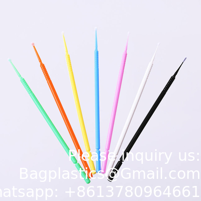 False Eyelashes Cotton Micro Tip Swabs Disposable Dental Micro Brush Applicator