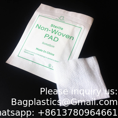 Manufacturer Cheap Price Medical Compresses Disposable Alcohol Prep Wound Pad Non Woven Gauze Pads Sterile