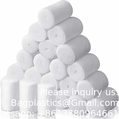 High Quality Medical Surgical Absorbent Cotton Gauze Roll Custom Size Elastic Adhesive