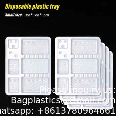 Wholesale Autoclavable Dental Divided Instrument Plastic Tray Dental Disposable Plastic Instrument Tray