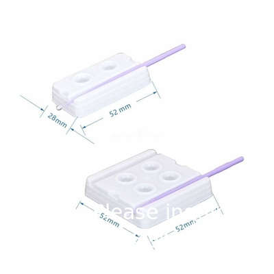 Dental Materials Blending Wells 2/4 Wells Disposable Mixing Trays ECO-Friendly Plastic Dental Mixing Wells