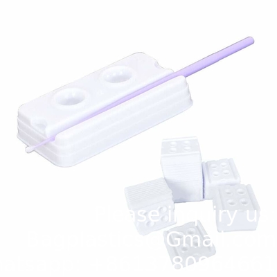 Dental Materials Blending Wells 2/4 Wells Disposable Mixing Trays ECO-Friendly Plastic Dental Mixing Wells