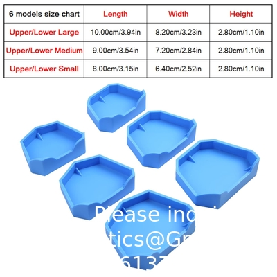 Silicone Dental Lab Using Model Base Former Impression Trays Base Molds Oral Treatment Dentistry Lab Various Trays
