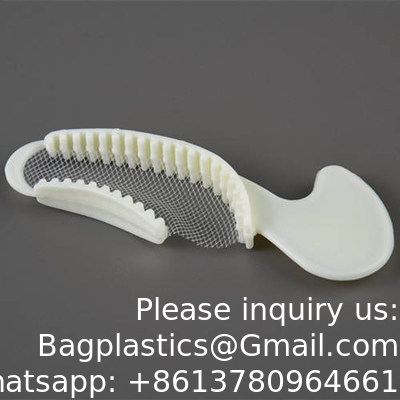 Triple 3 Way Mesh Dental Impression Bite Tray Nylon Net Mesh Disposable Dental Impression Tray