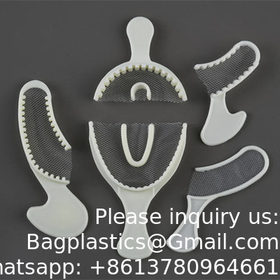Triple 3 Way Mesh Dental Impression Bite Tray Nylon Net Mesh Disposable Dental Impression Tray