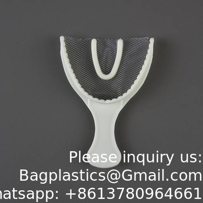 Triple 3 Way Mesh Dental Impression Bite Tray Nylon Net Mesh Disposable Dental Impression Tray