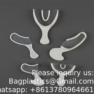 Triple 3 Way Mesh Dental Impression Bite Tray Nylon Net Mesh Disposable Dental Impression Tray
