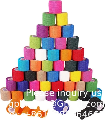 Kinesiology Elastic Athletic Crepe Sport Tape Disinfection Skin Color Pet Bandage Cohensive Self Adhesive Bandage