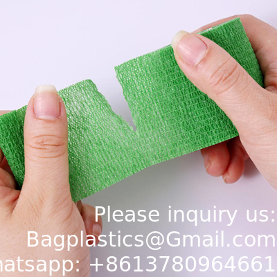 Kinesiology Elastic Athletic Crepe Sport Tape Disinfection Skin Color Pet Bandage Cohensive Self Adhesive Bandage