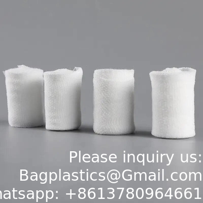 First Aid Bandage High Quality Thick Sterile Surgical Gauze Cohesive Crepe Elastic Medical Gauze Roll