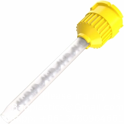 Dental Disposable Intral Oral Tip Dentist Tool Yellow Color Impression Mixing Tips OEM Wholesale