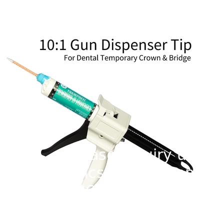 Dental Disposable Intral Oral Tip Dentist Tool Yellow Color Impression Mixing Tips OEM Wholesale