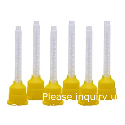 Dental Disposable Intral Oral Tip Dentist Tool Yellow Color Impression Mixing Tips OEM Wholesale