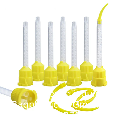 Dental Disposable Intral Oral Tip Dentist Tool Yellow Color Impression Mixing Tips OEM Wholesale