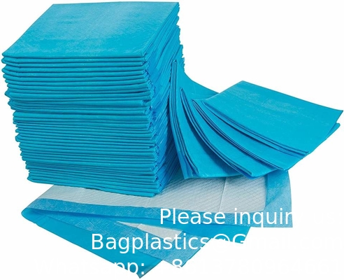 Disposable Underpads Ultra Absorbent Undepad Baby Adult Pet Bed Pads Worry Free Overnight Protection Non-Skid Multiple