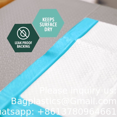 Disposable Underpads Ultra Absorbent Undepad Baby Adult Pet Bed Pads Worry Free Overnight Protection Non-Skid Multiple