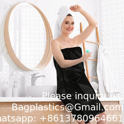 Spa Sarong Massage Gown PP Disposable Bathrobe Bath Dress Strapless For Spa Beauty Sauna