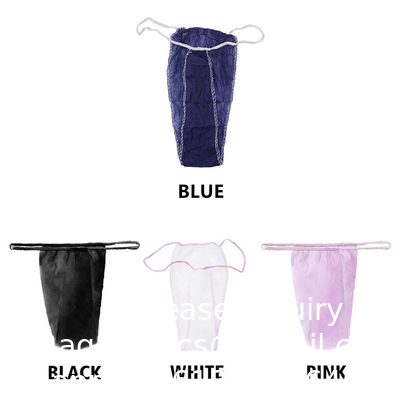 Disposable Polypropylene PP Non Woven Thong T-back Panties Bikini,Opaque,SPA,Spray Tanning Beauty Salon Single