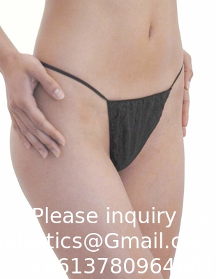 Disposable Polypropylene PP Non Woven Thong T-back Panties Bikini,Opaque,SPA,Spray Tanning Beauty Salon Single