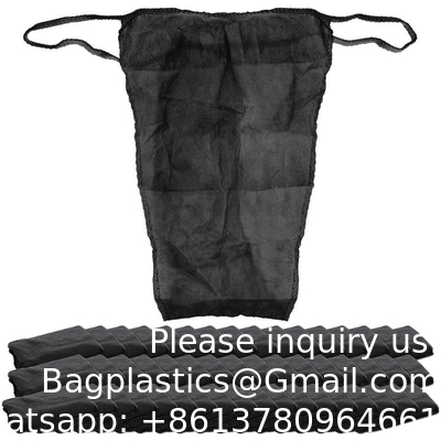 Disposable Polypropylene PP Non Woven Thong T-back Panties Bikini,Opaque,SPA,Spray Tanning Beauty Salon Single