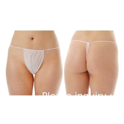 Disposable Polypropylene PP Non Woven Thong T-back Panties Bikini,Opaque,SPA,Spray Tanning Beauty Salon Single