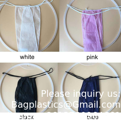 Pro Disposable Nonwoven G String Thongs Women G String Panties For Spa Disposable Bikini Panties