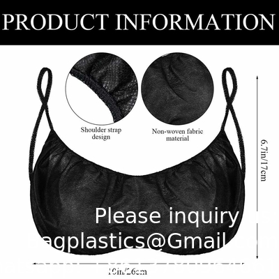 Disposable Vacation Bra Strapless Underwear Individually Wrapped General Size for Beauty Salon, SPA, Spray Tanning