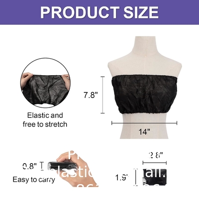 Disposable Vacation Bra Strapless Underwear Individually Wrapped General Size for Beauty Salon, SPA, Spray Tanning