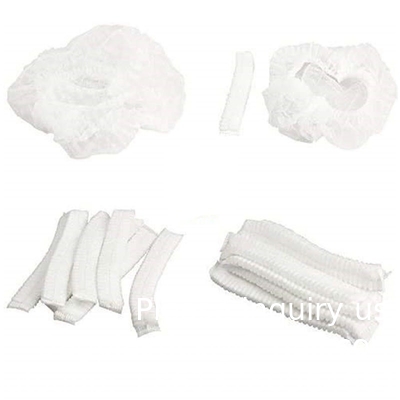 Bouffant Caps Disposable Shower Cap Custom Hotel Amenity Bath Spa Hair Cap Waterproof Disposable White Head Cap