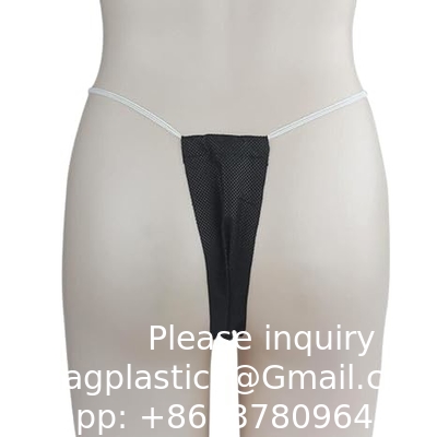 Disposable Polypropylene PP Non Woven T-Back Panties Beach Ladies Disposable Sexy Thin Bikini Thong