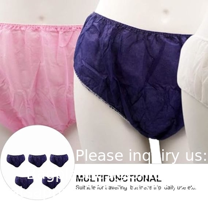Disposable Polypropylene PP Non Woven T-Back Panties Beach Ladies Disposable Sexy Thin Bikini Thong